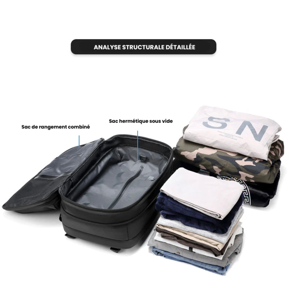 SAC DE VOYAGE AIRBAG - VERT MAT